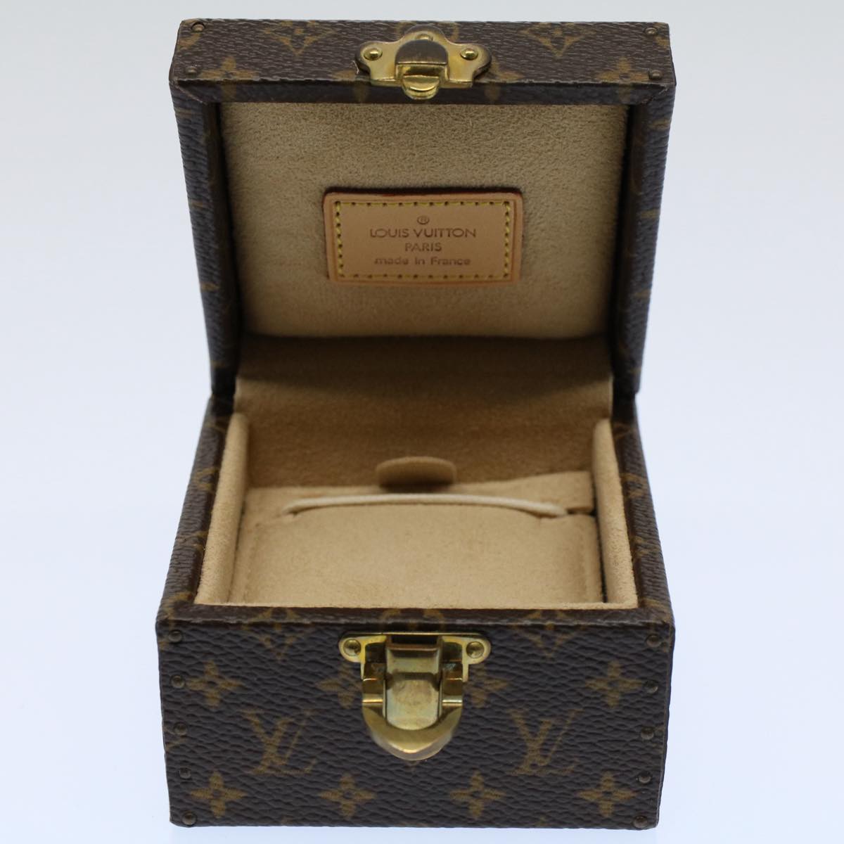 LOUIS VUITTON Monogram Eccrine Declaration Jewelry Box M21010 LV Auth am5165