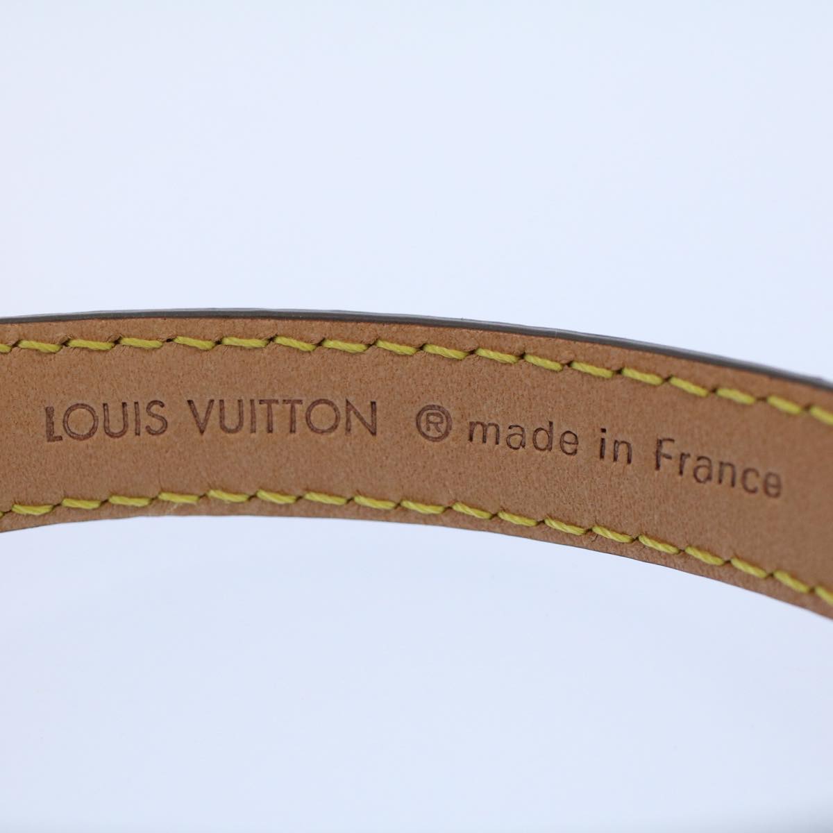 LOUIS VUITTON Monogram Collier Baxter XS Dog Leash M58073 LV Auth am5167