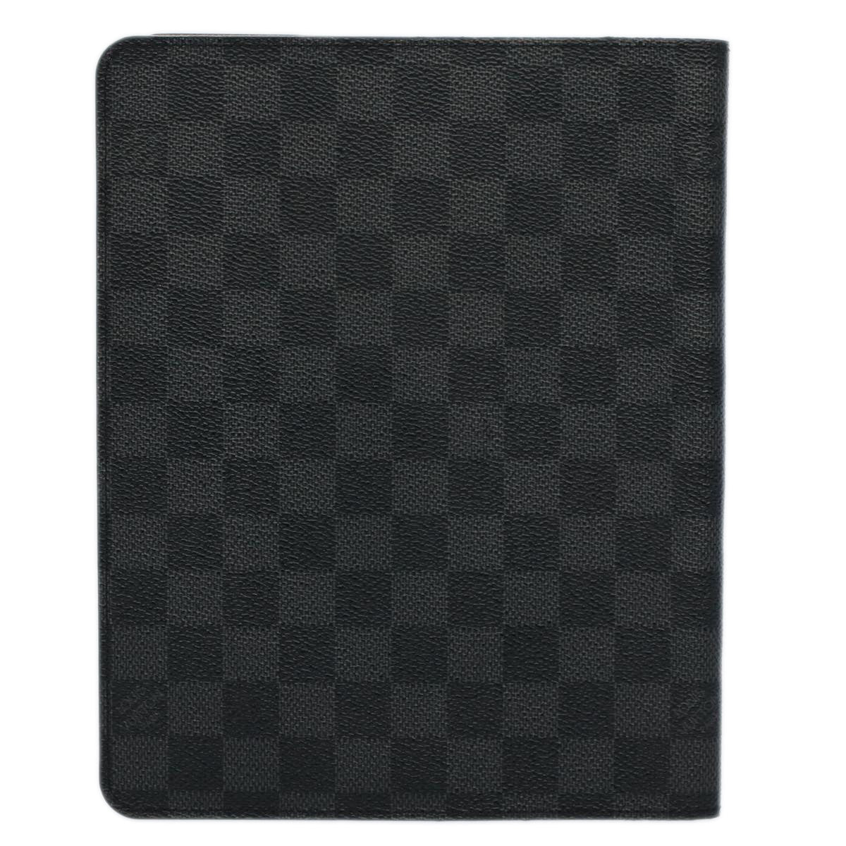 LOUIS VUITTON Damier Graphite Agenda Bureau Note Cover R20974 LV Auth am5184 - 0