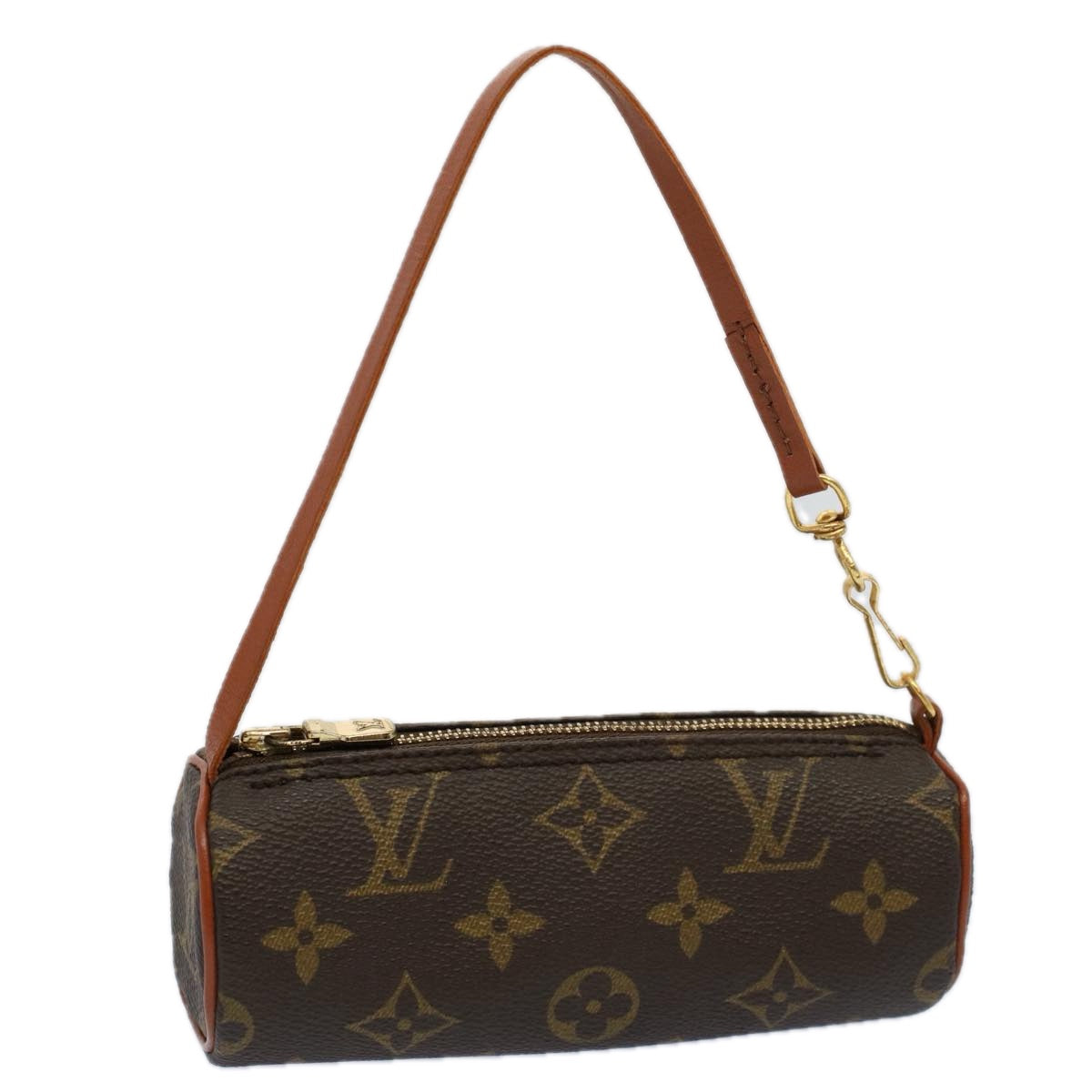 LOUIS VUITTON Monogram Papillon Pouch LV Auth am5190