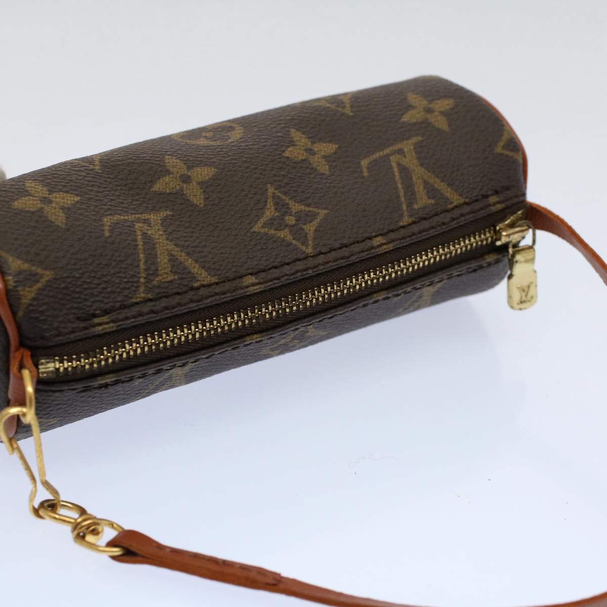 LOUIS VUITTON Monogram Papillon Pouch LV Auth am5190