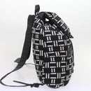 BALENCIAGA Traveler Backpack Nylon Black White 340139 Auth am5199-5