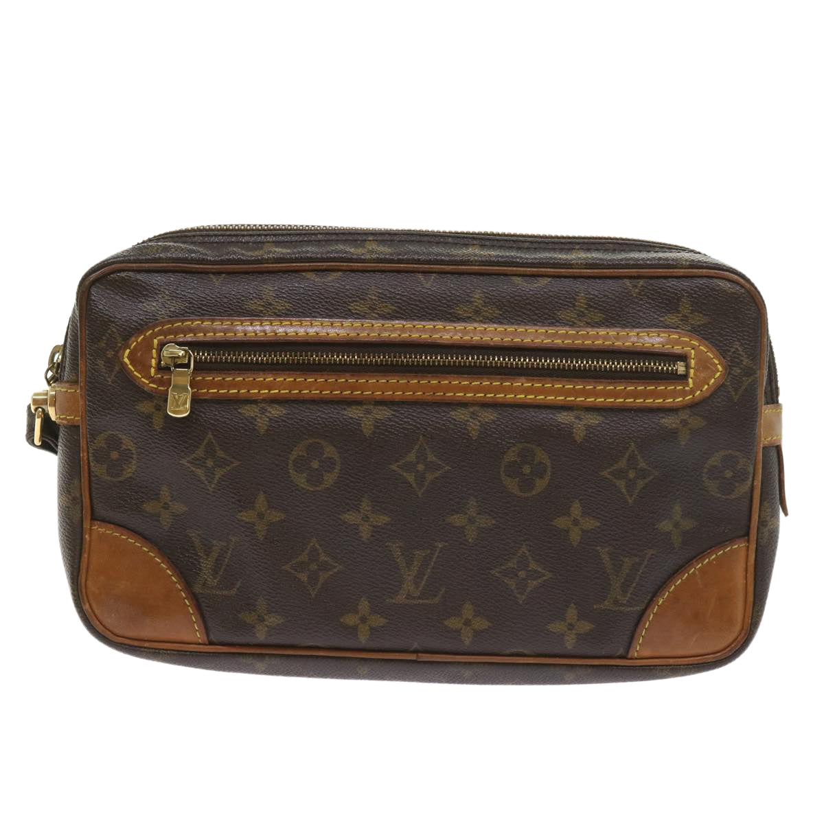 LOUIS VUITTON Monogram Marly Dragonne GM Clutch Bag M51825 LV Auth am5206