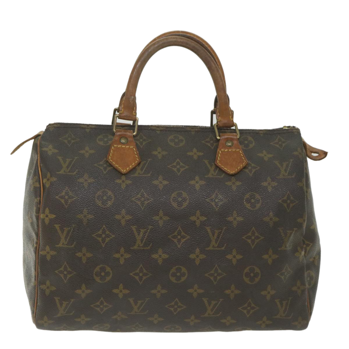 LOUIS VUITTON Monogram Speedy 30 Hand Bag M41526 LV Auth am5214