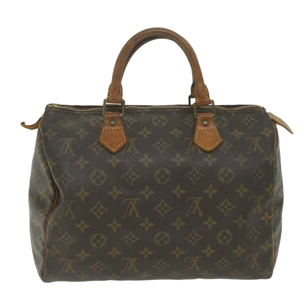 LOUIS VUITTON Monogram Speedy 30 Hand Bag M41526 LV Auth am5214 - 0