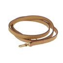 LOUIS VUITTON Shoulder Strap Leather 45.7"" Beige LV Auth am5217-2