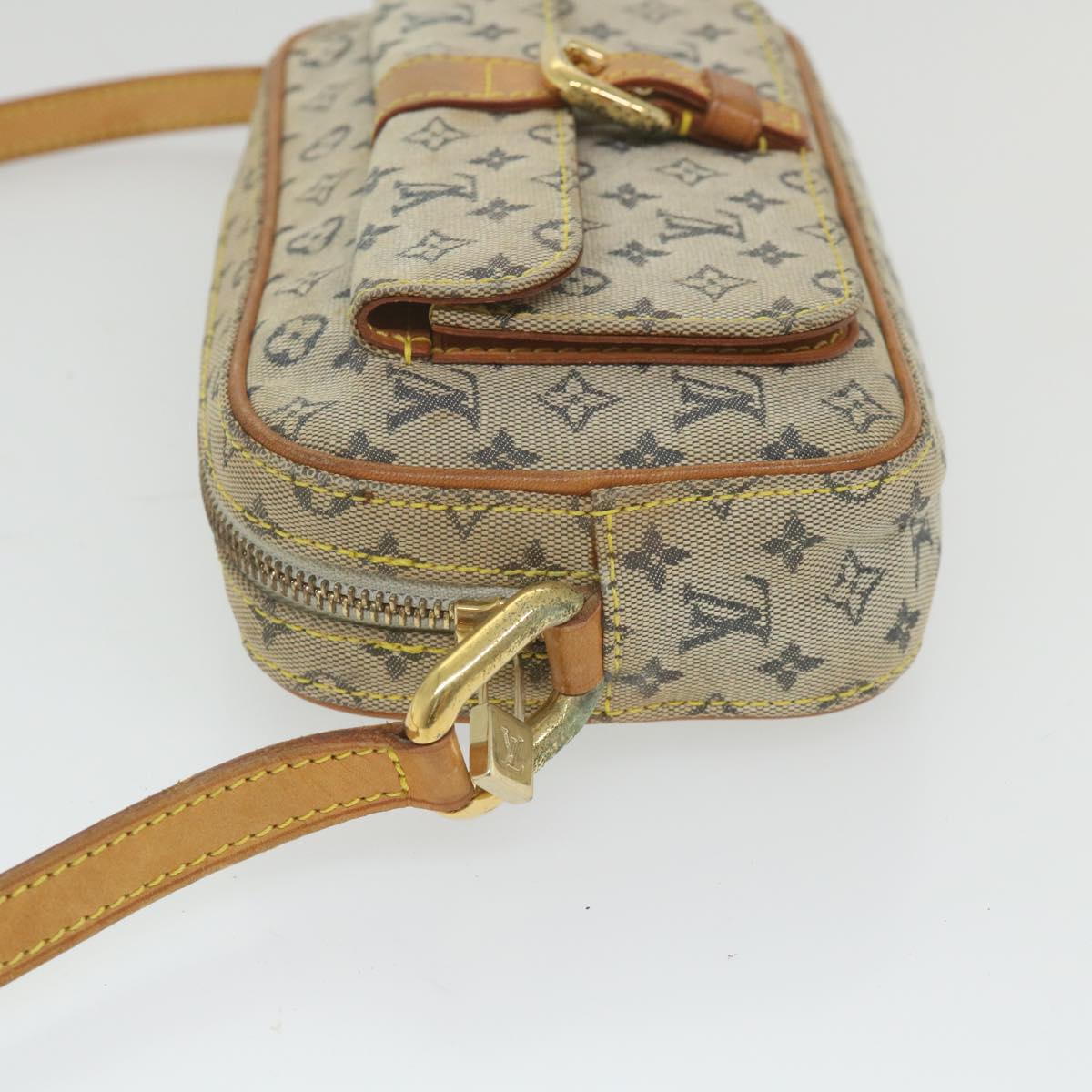 LOUIS VUITTON Monogram Mini Juliet MM Shoulder Bag Blue M92004 LV Auth am5220