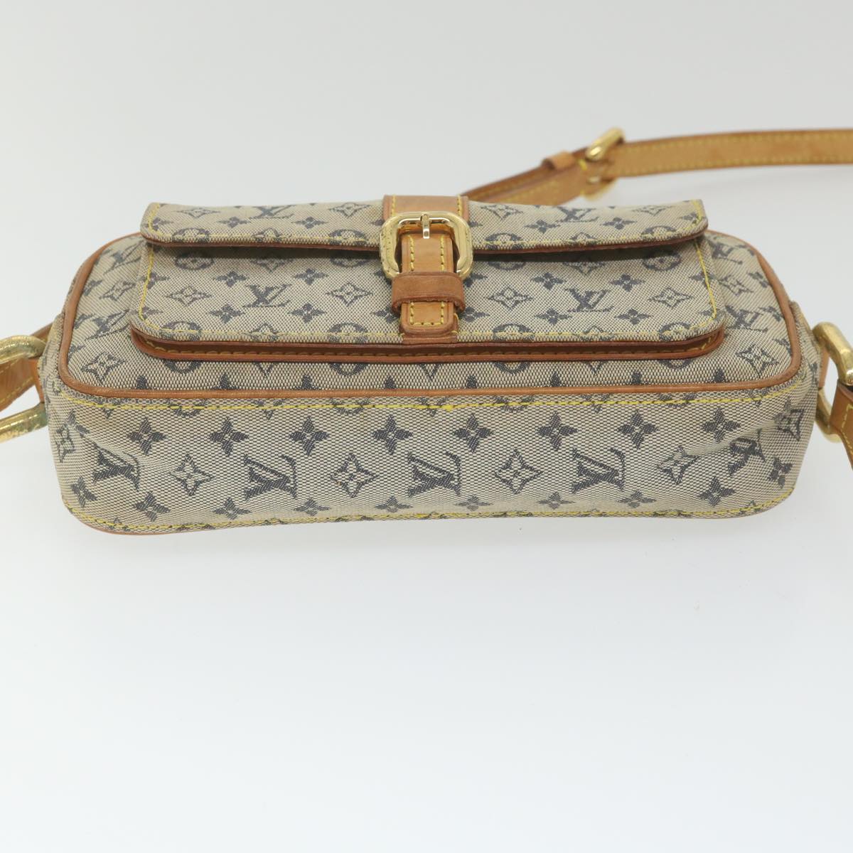 LOUIS VUITTON Monogram Mini Juliet MM Shoulder Bag Blue M92004 LV Auth am5220