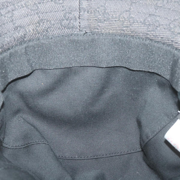 GUCCI GG Canvas Hat L Size Gray Auth am5225
