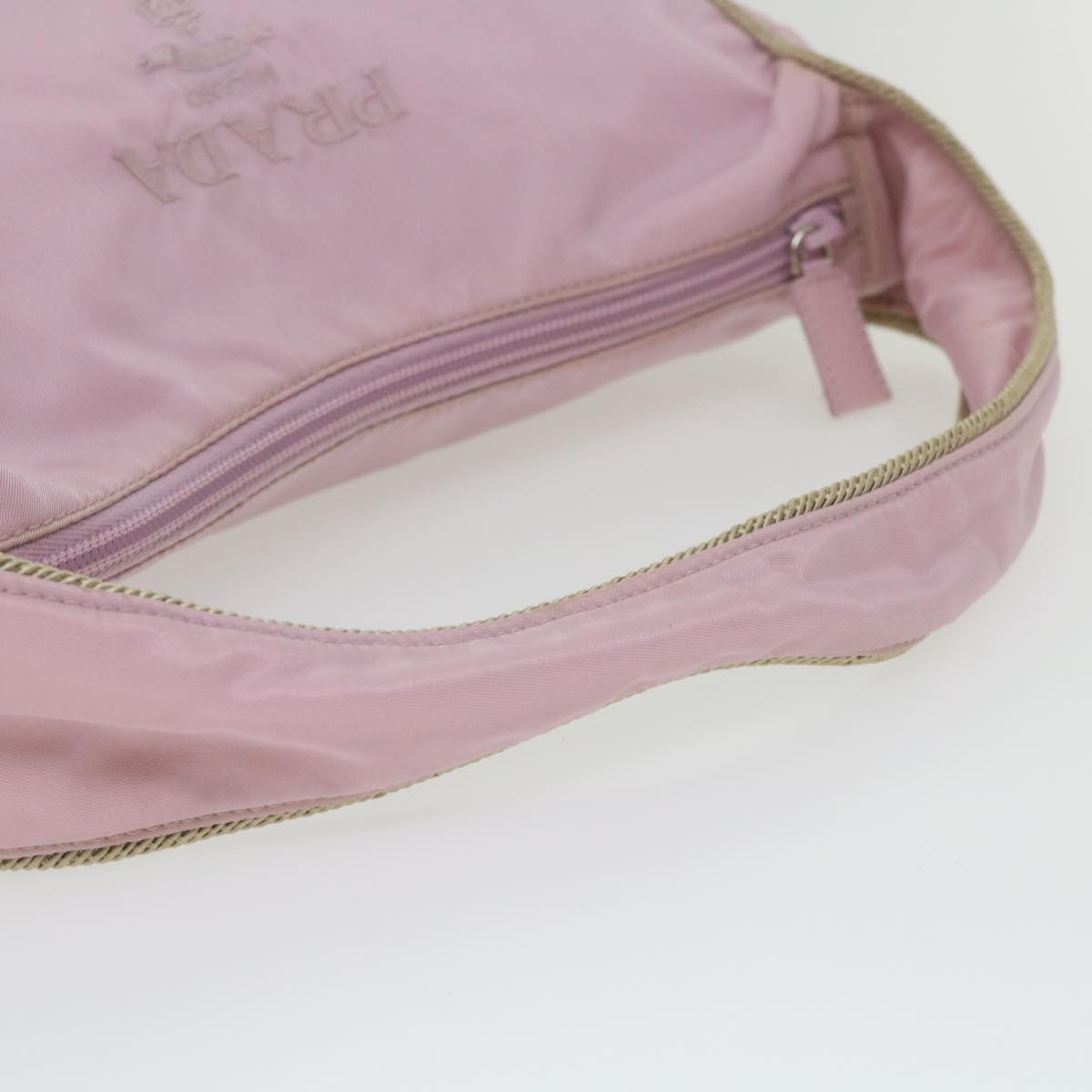 PRADA Shoulder Bag Nylon Pink Auth am5230