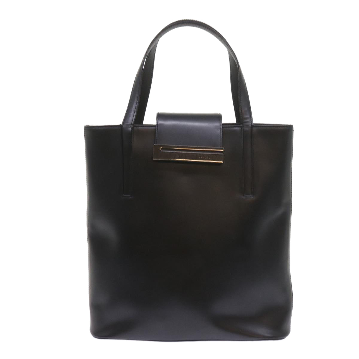 GIVENCHY Tote Bag Leather Black Auth am5241