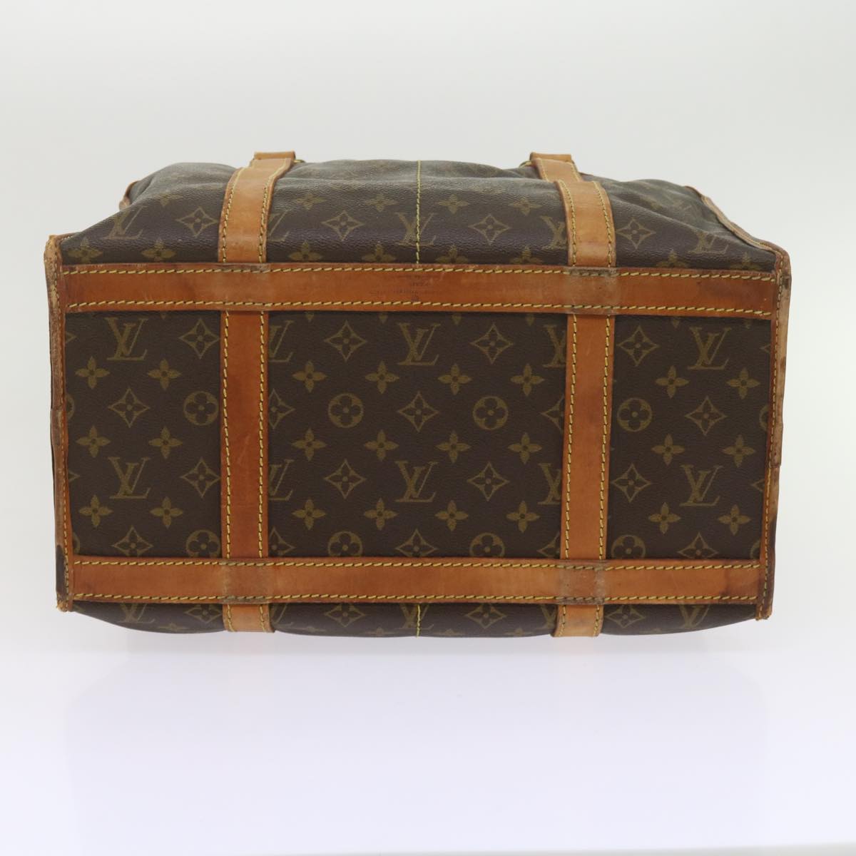 LOUIS VUITTON Monogram Sac Shan 40 Pet Carry Vintage M42024 LV Auth am5259