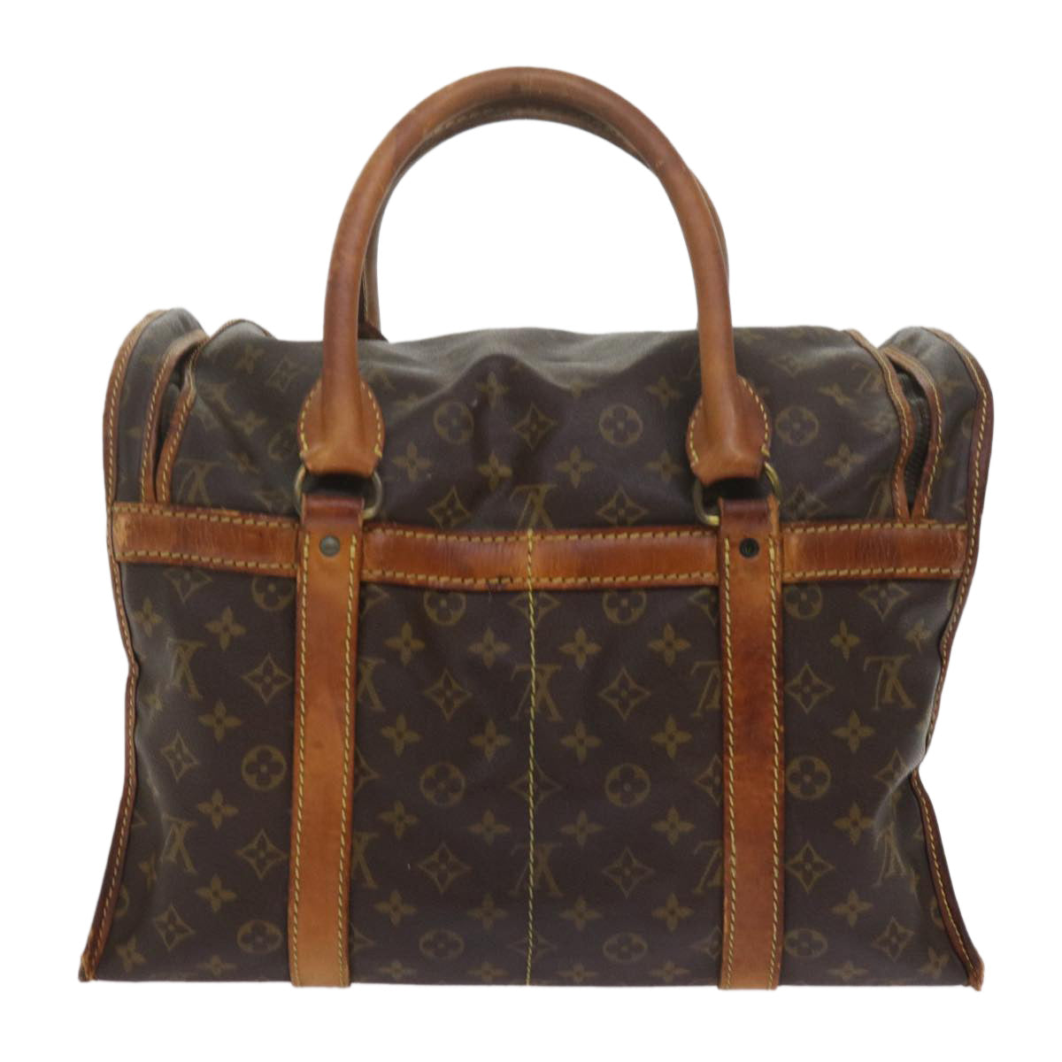 LOUIS VUITTON Monogram Sac Shan 40 Pet Carry Vintage M42024 LV Auth am5259 - 0