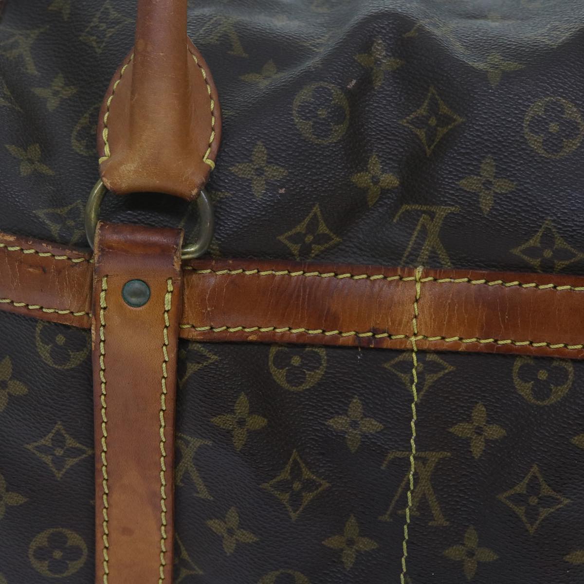 LOUIS VUITTON Monogram Sac Shan 40 Pet Carry Vintage M42024 LV Auth am5259