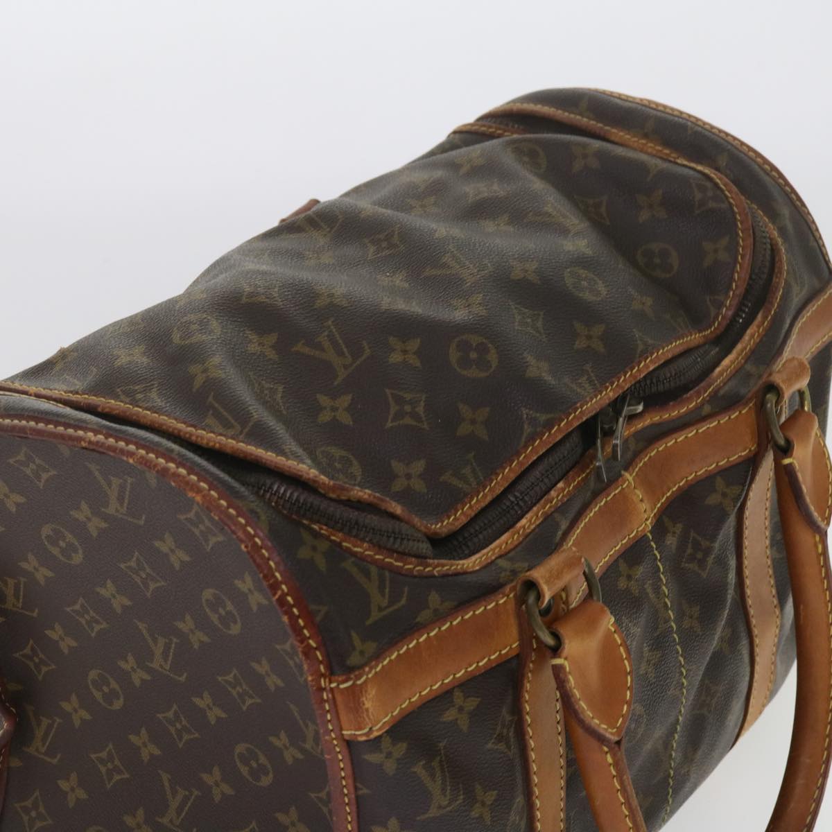 LOUIS VUITTON Monogram Sac Shan 40 Pet Carry Vintage M42024 LV Auth am5259