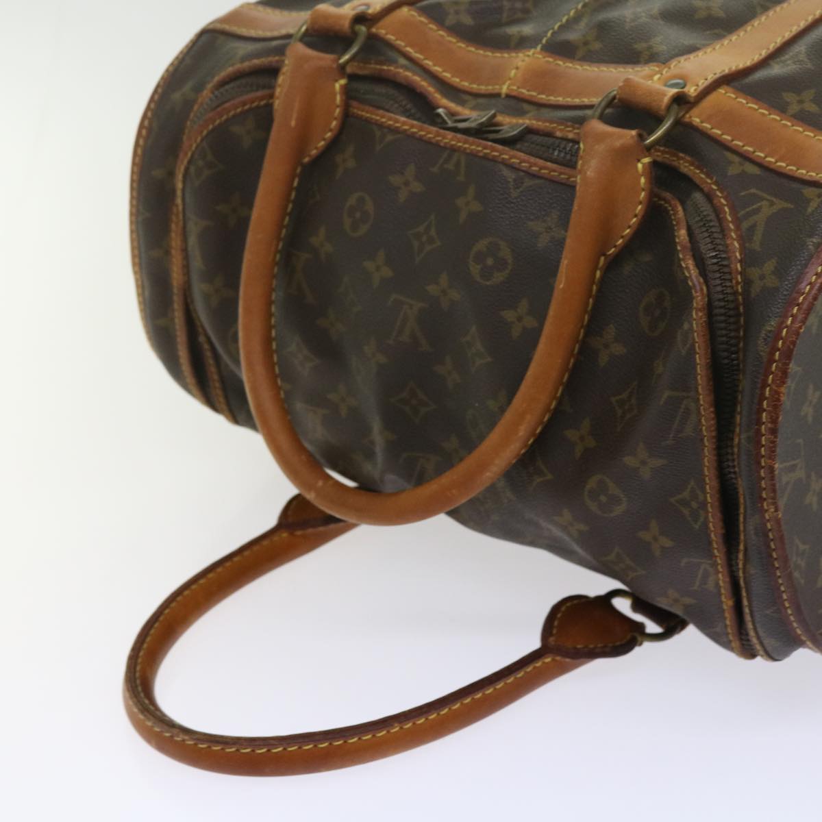 LOUIS VUITTON Monogram Sac Shan 40 Pet Carry Vintage M42024 LV Auth am5259