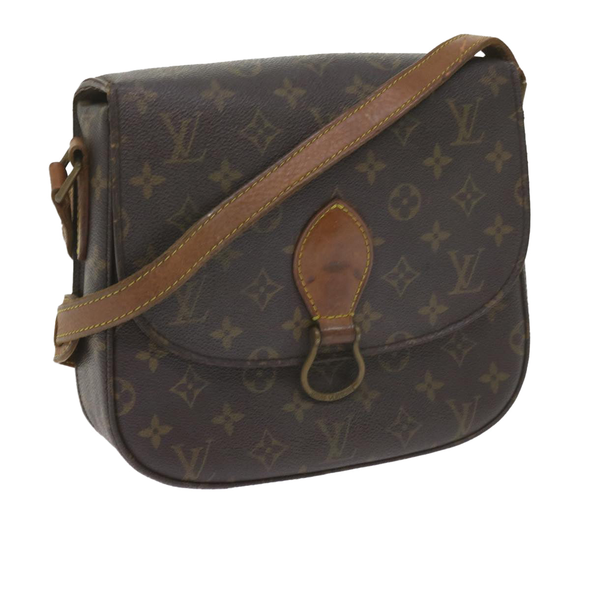 LOUIS VUITTON Monogram Saint Cloud GM Shoulder Bag M51242 LV Auth am5262