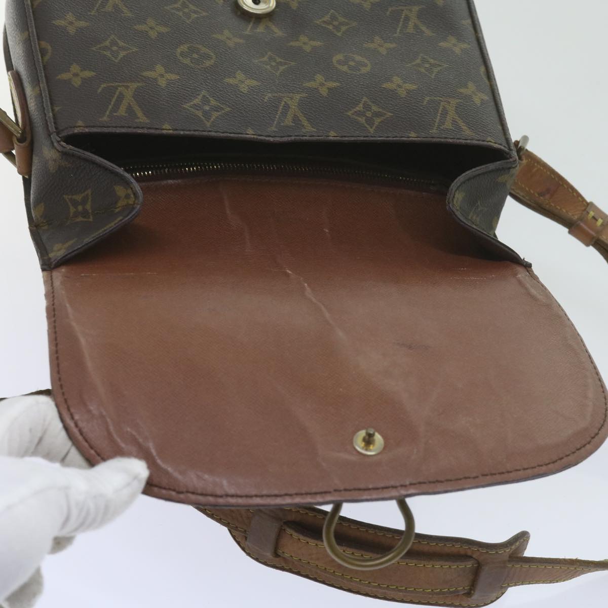 LOUIS VUITTON Monogram Saint Cloud GM Shoulder Bag M51242 LV Auth am5262