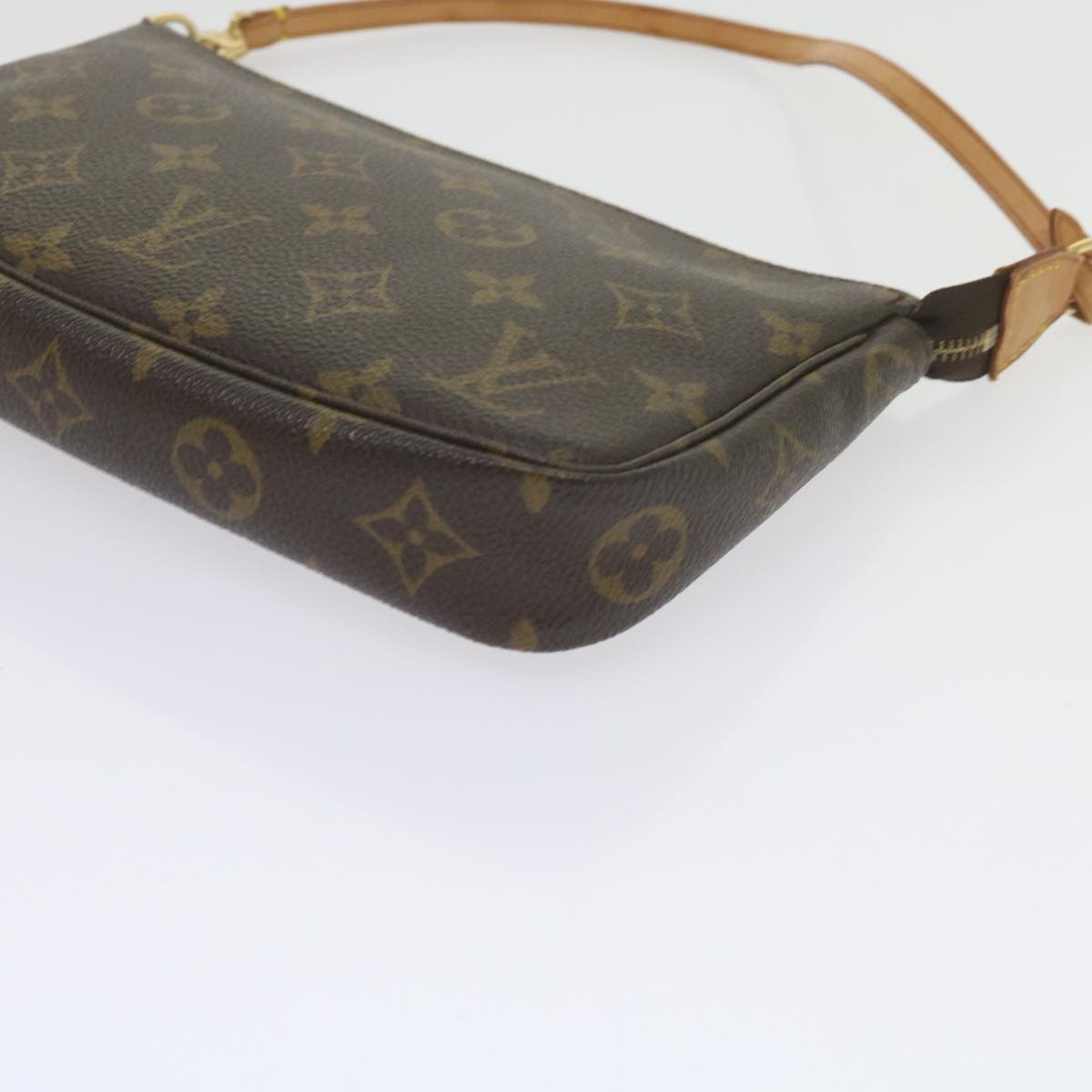 LOUIS VUITTON Monogram Pochette Accessoires Pouch 2way M51980 LV Auth am5273