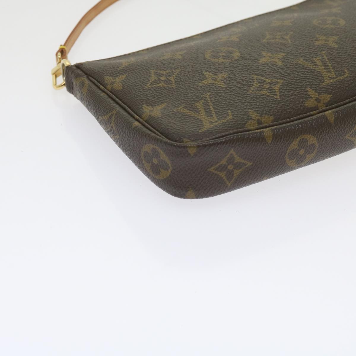 LOUIS VUITTON Monogram Pochette Accessoires Pouch 2way M51980 LV Auth am5273