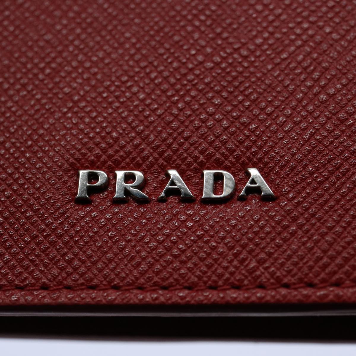 PRADA For iPhone 6 / 6S iPhone Case Safiano leather Red Auth am5276