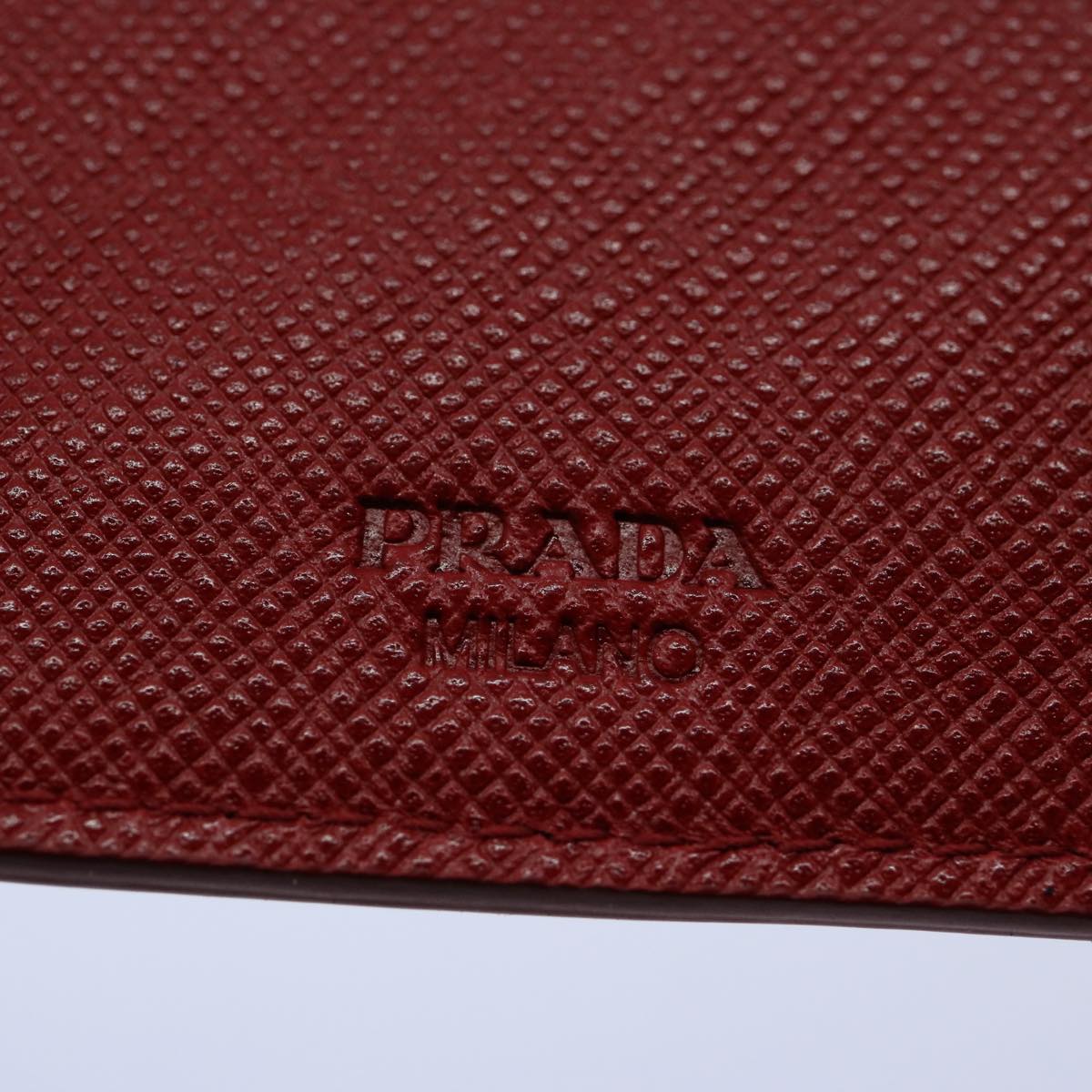 PRADA For iPhone 6 / 6S iPhone Case Safiano leather Red Auth am5276