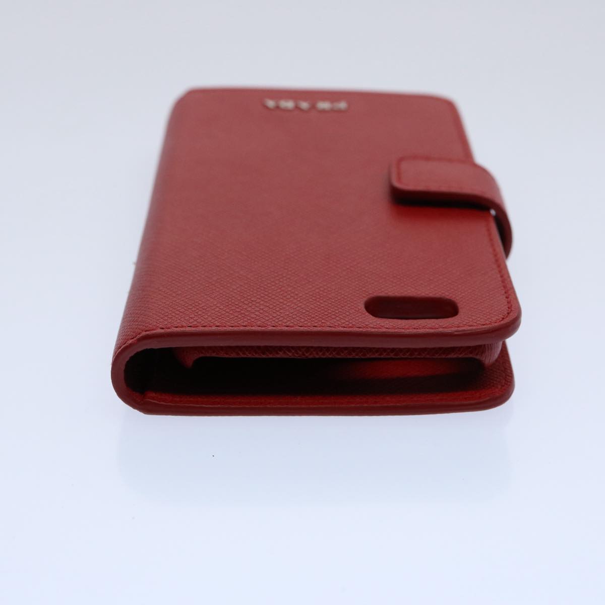 PRADA For iPhone 6 / 6S iPhone Case Safiano leather Red Auth am5276