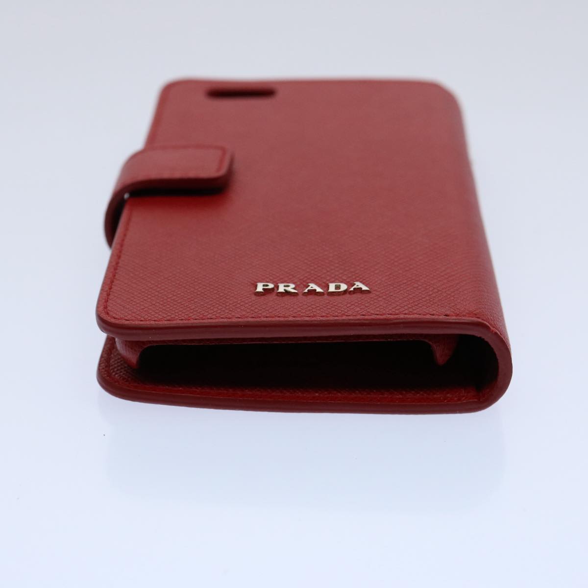 PRADA For iPhone 6 / 6S iPhone Case Safiano leather Red Auth am5276