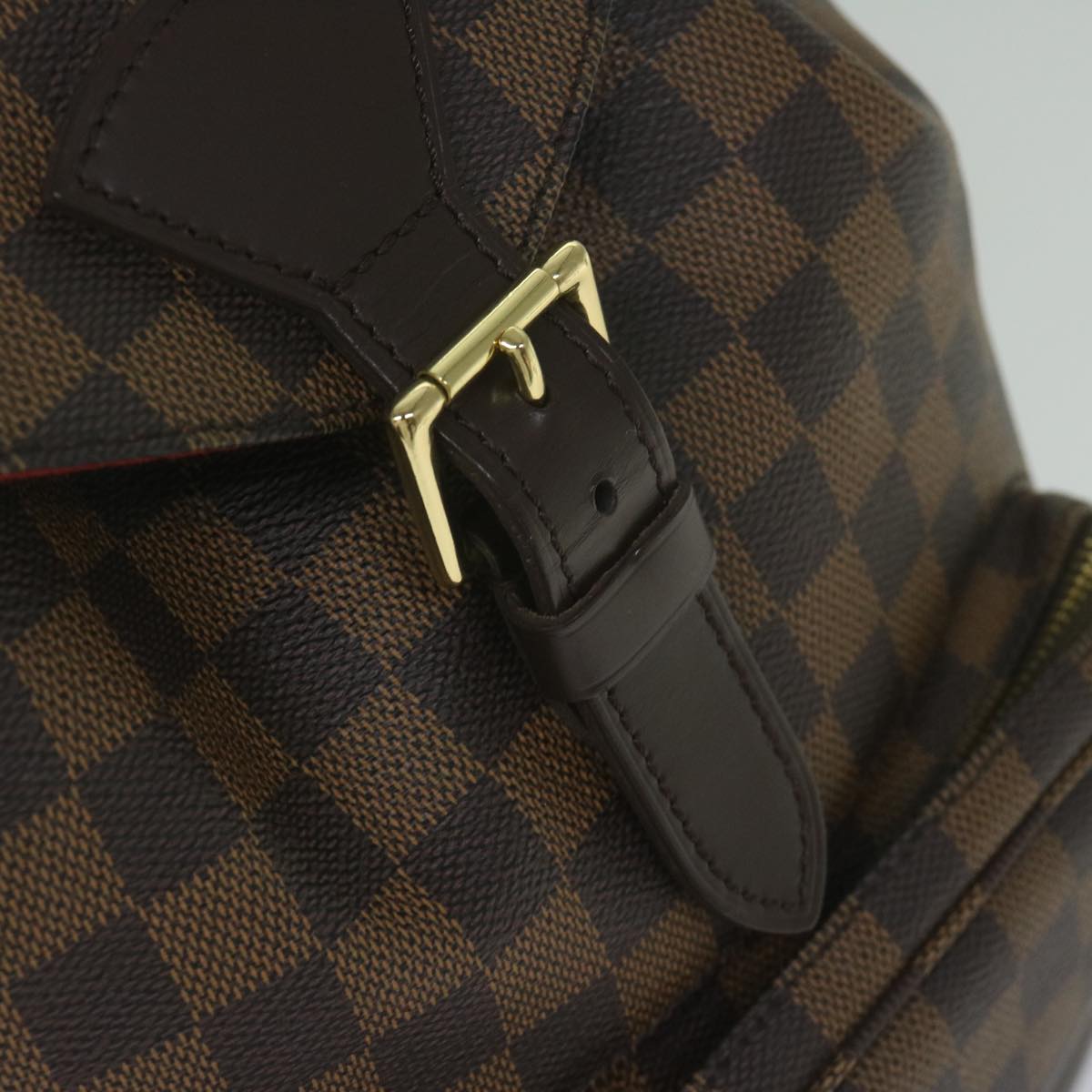 LOUIS VUITTON Damier Ebene Montsouris GM Backpack N51139 LV Auth am5291A