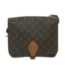 LOUIS VUITTON Monogram Cartouchiere GM Shoulder Bag M51252 LV Auth am5316-13