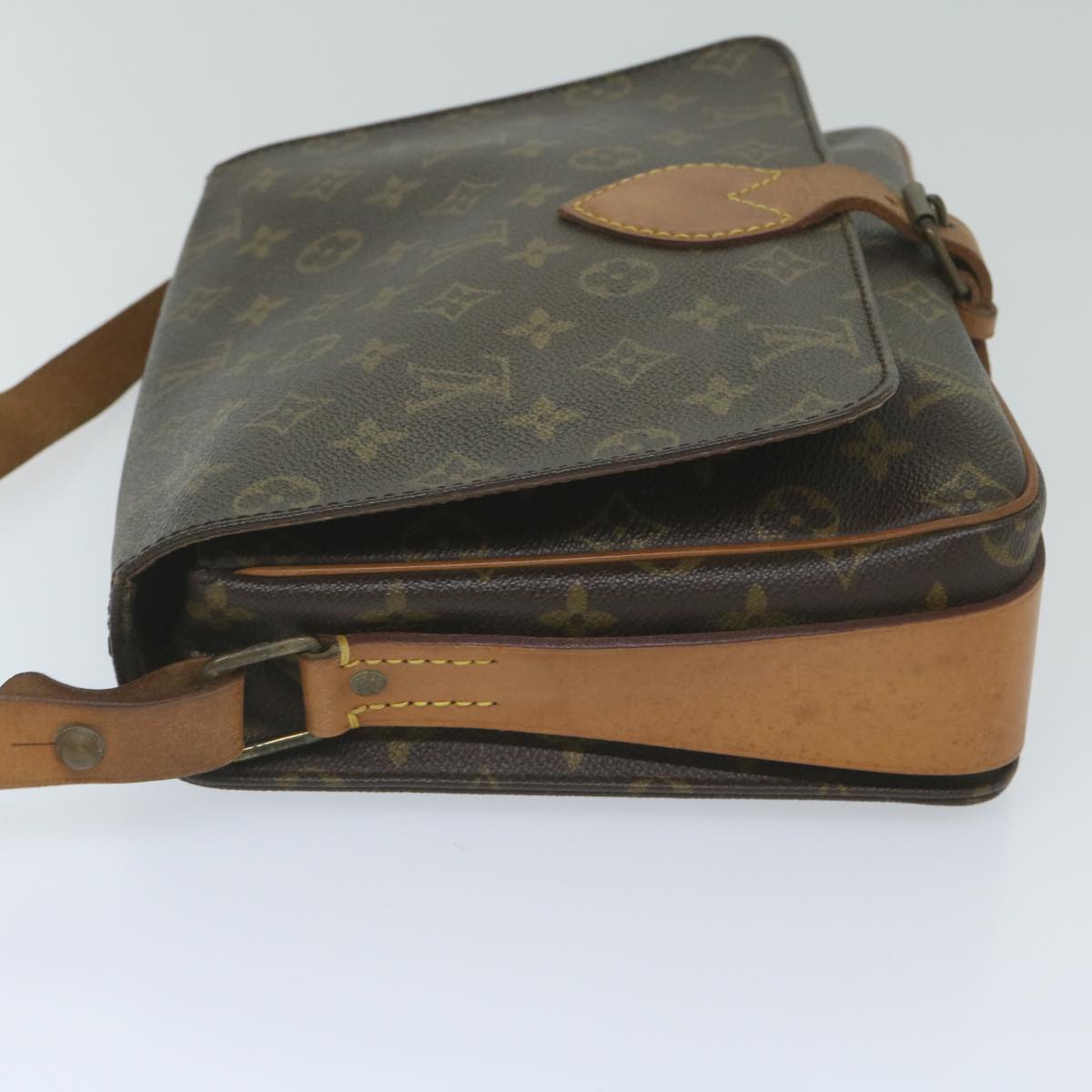 LOUIS VUITTON Monogram Cartouchiere GM Shoulder Bag M51252 LV Auth am5316