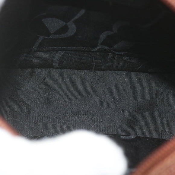 Salvatore Ferragamo Shoulder Bag PVC 2Set Brown Red Auth am5331