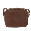 Salvatore Ferragamo Shoulder Bag PVC 2Set Brown Red Auth am5331-3