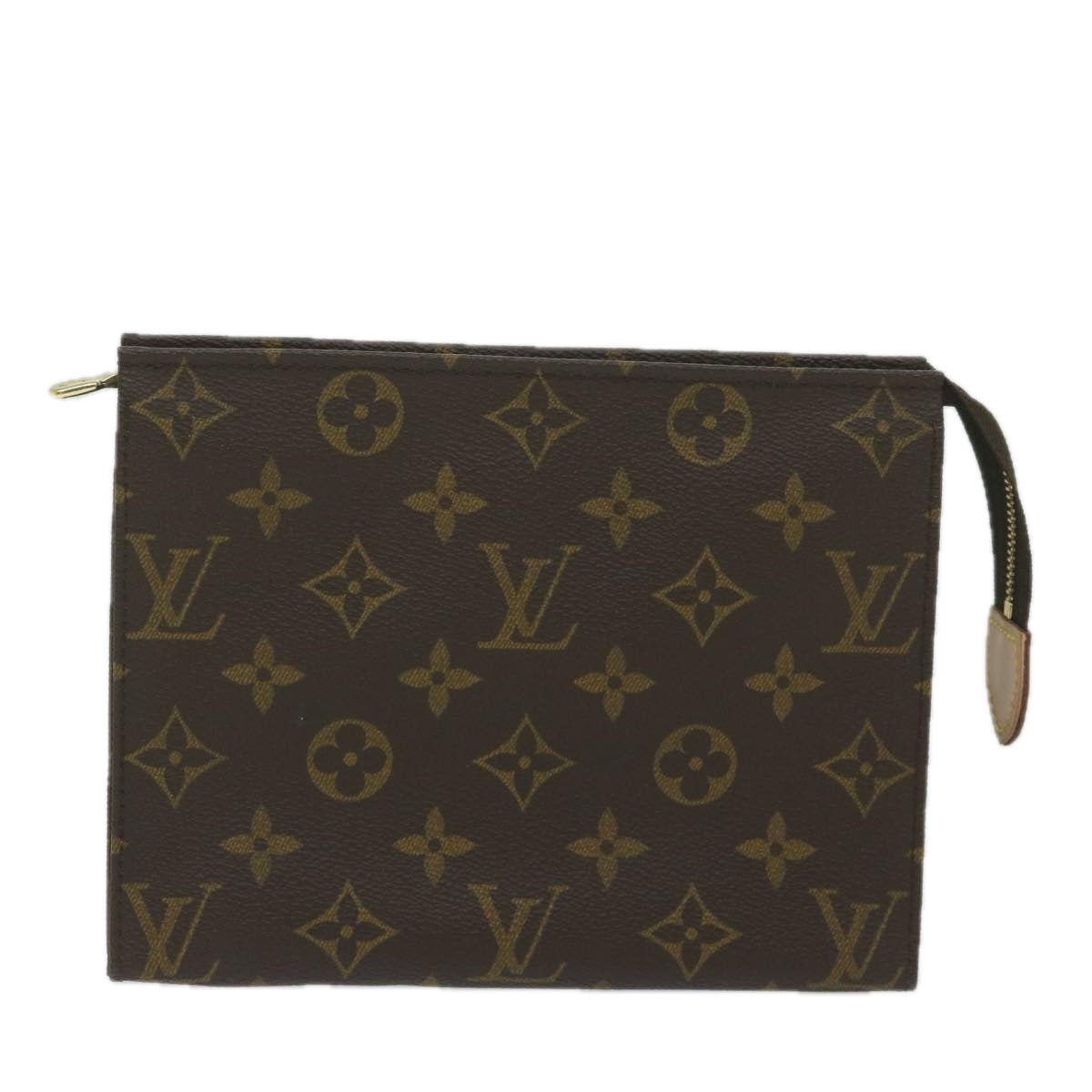 LOUIS VUITTON Monogram Poche Toilette 19 Pouch M47544 LV Auth am5338