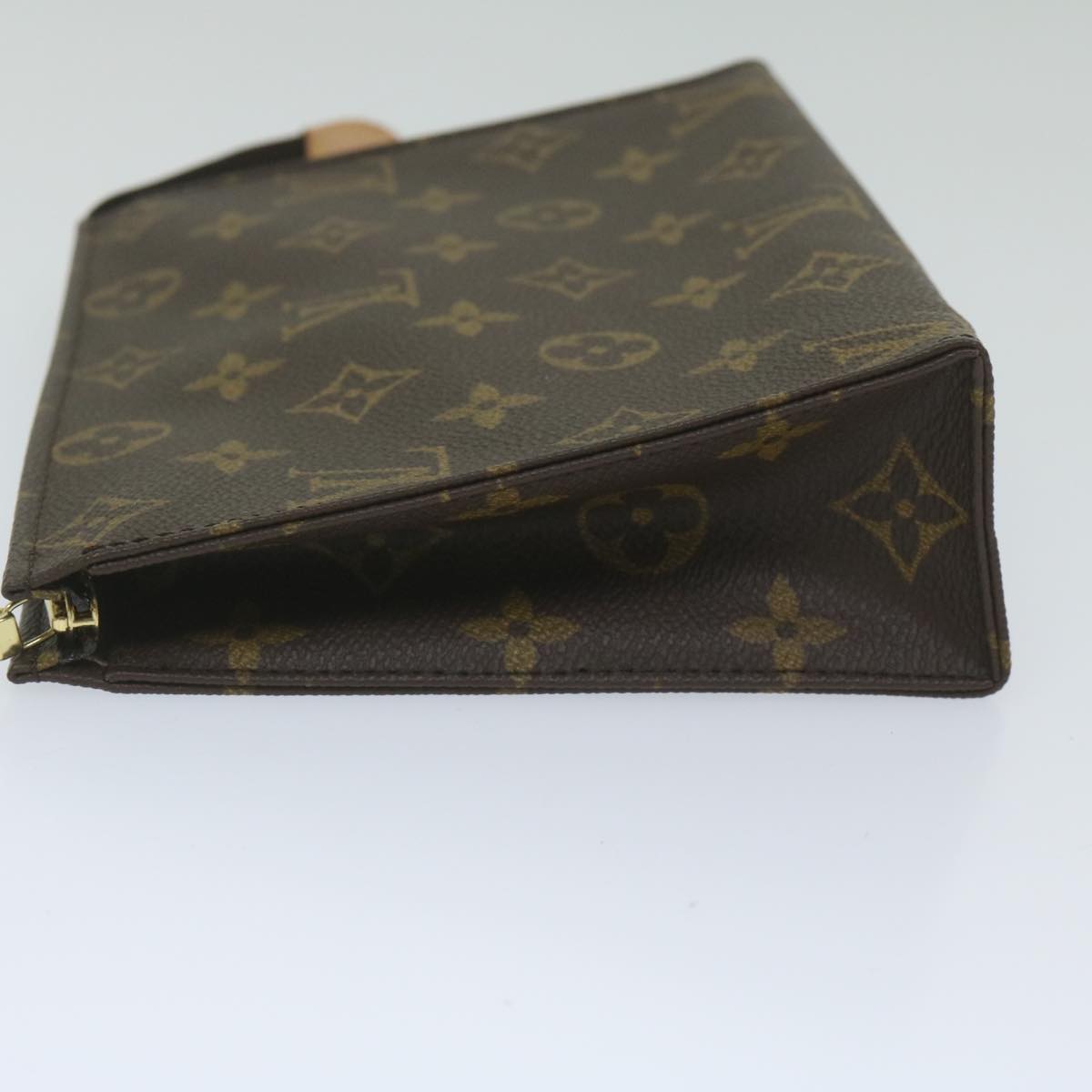 LOUIS VUITTON Monogram Poche Toilette 19 Pouch M47544 LV Auth am5338