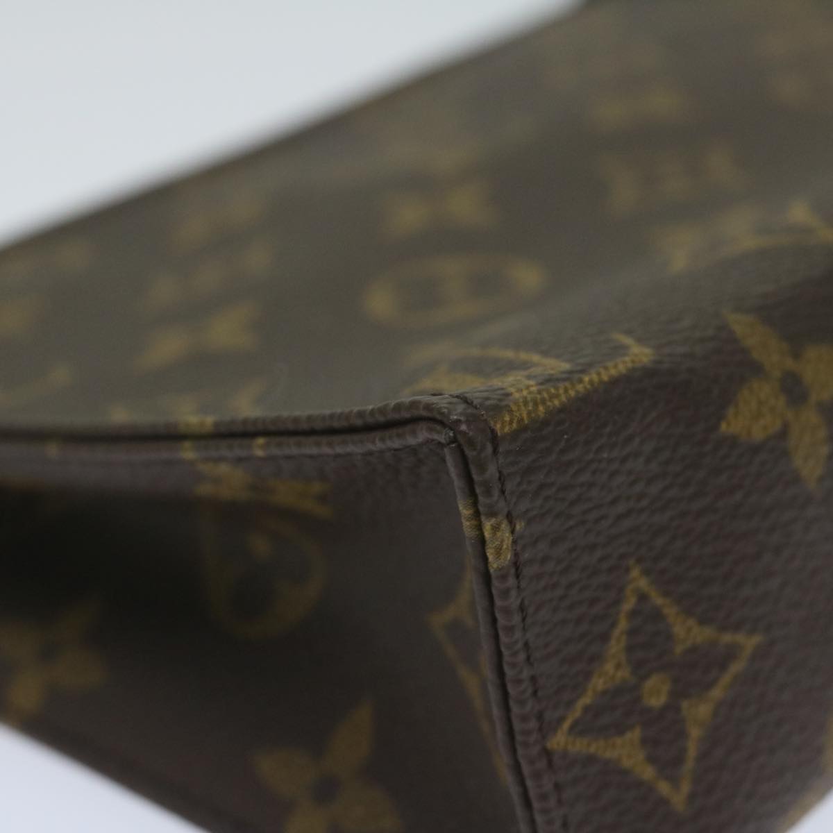 LOUIS VUITTON Monogram Poche Toilette 19 Pouch M47544 LV Auth am5338