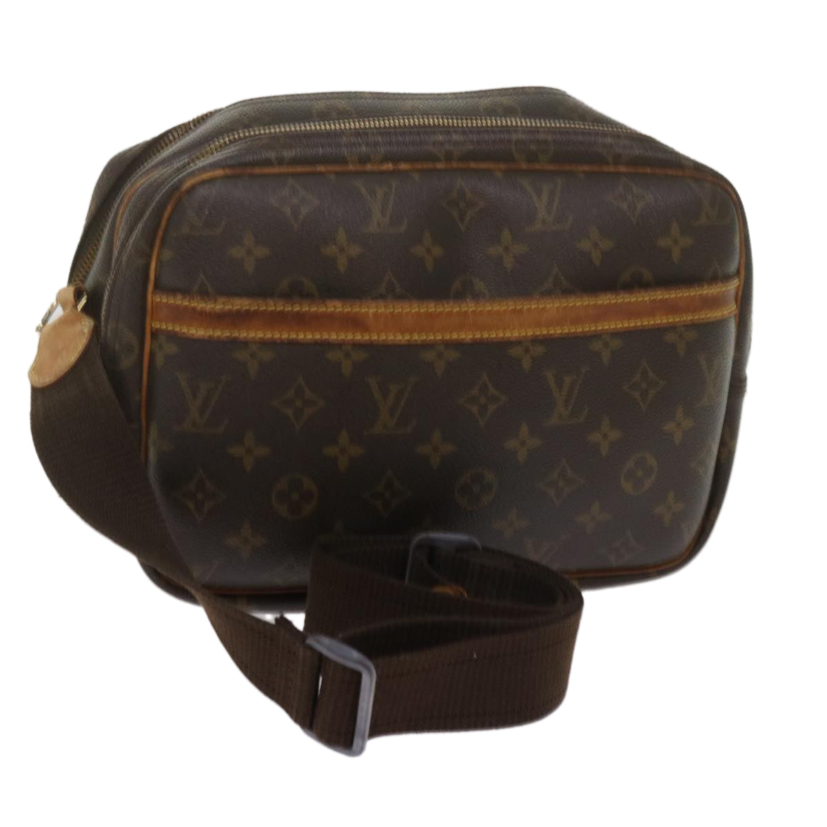 LOUIS VUITTON Monogram Reporter PM Shoulder Bag M45254 LV Auth am5360