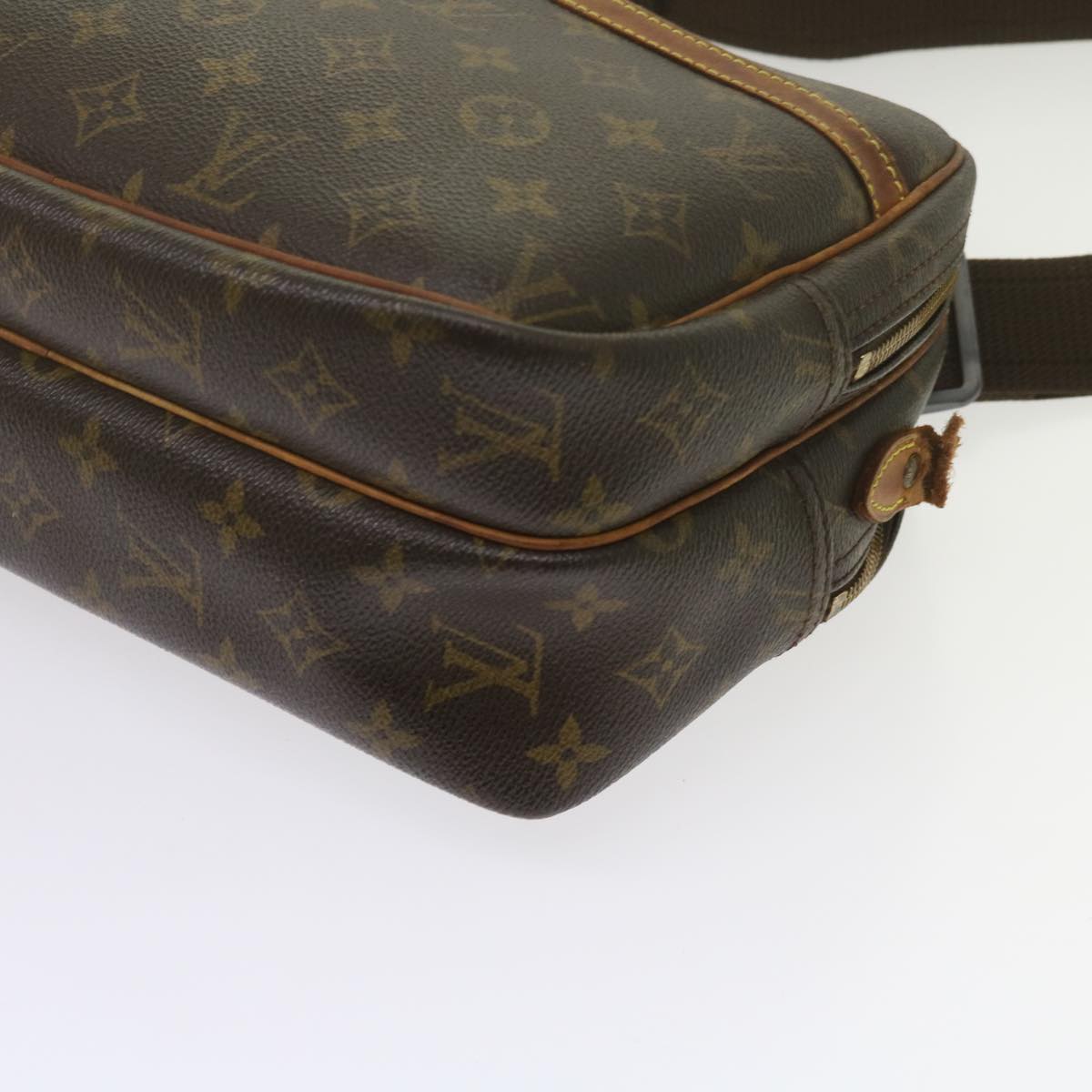 LOUIS VUITTON Monogram Reporter PM Shoulder Bag M45254 LV Auth am5360