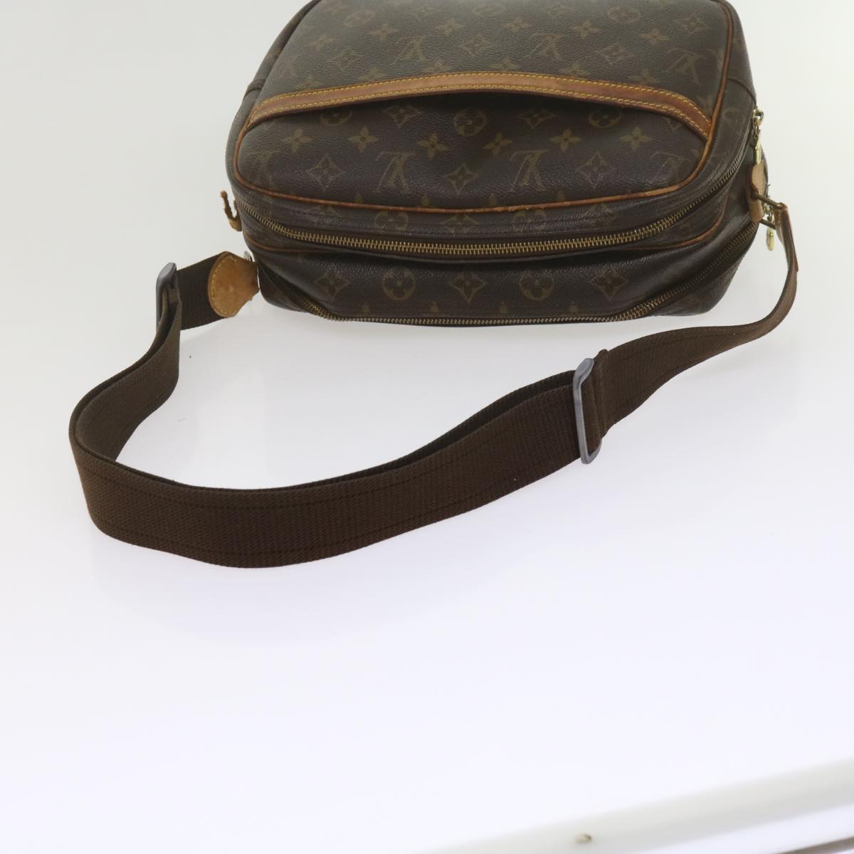 LOUIS VUITTON Monogram Reporter PM Shoulder Bag M45254 LV Auth am5360