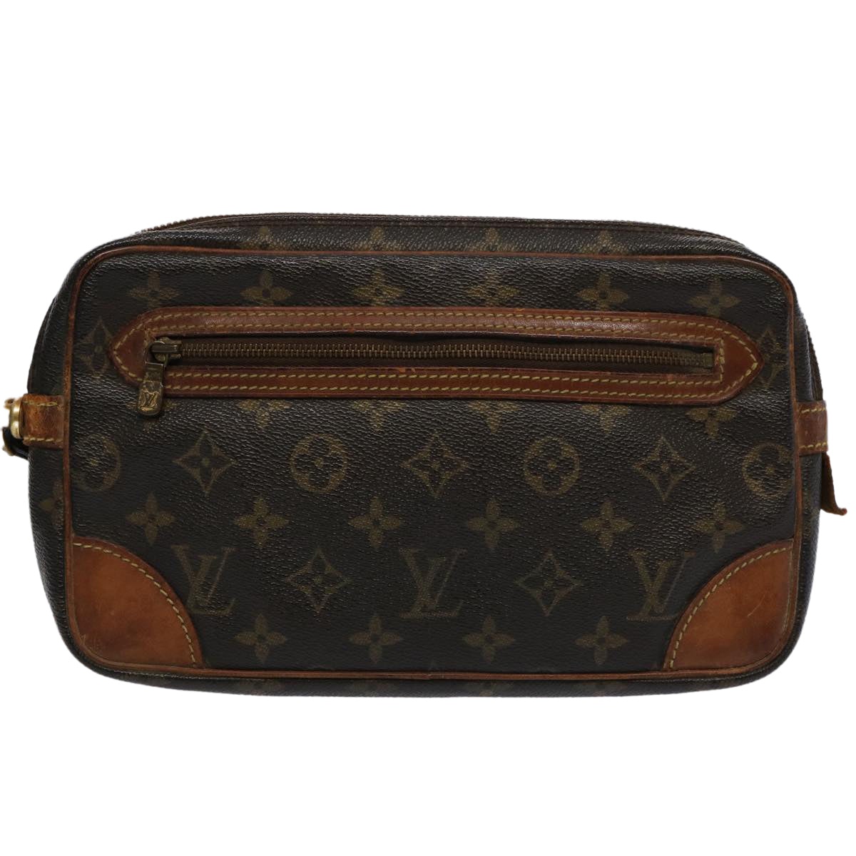 LOUIS VUITTON Monogram Marly Dragonne GM Clutch Bag M51825 LV Auth am5370