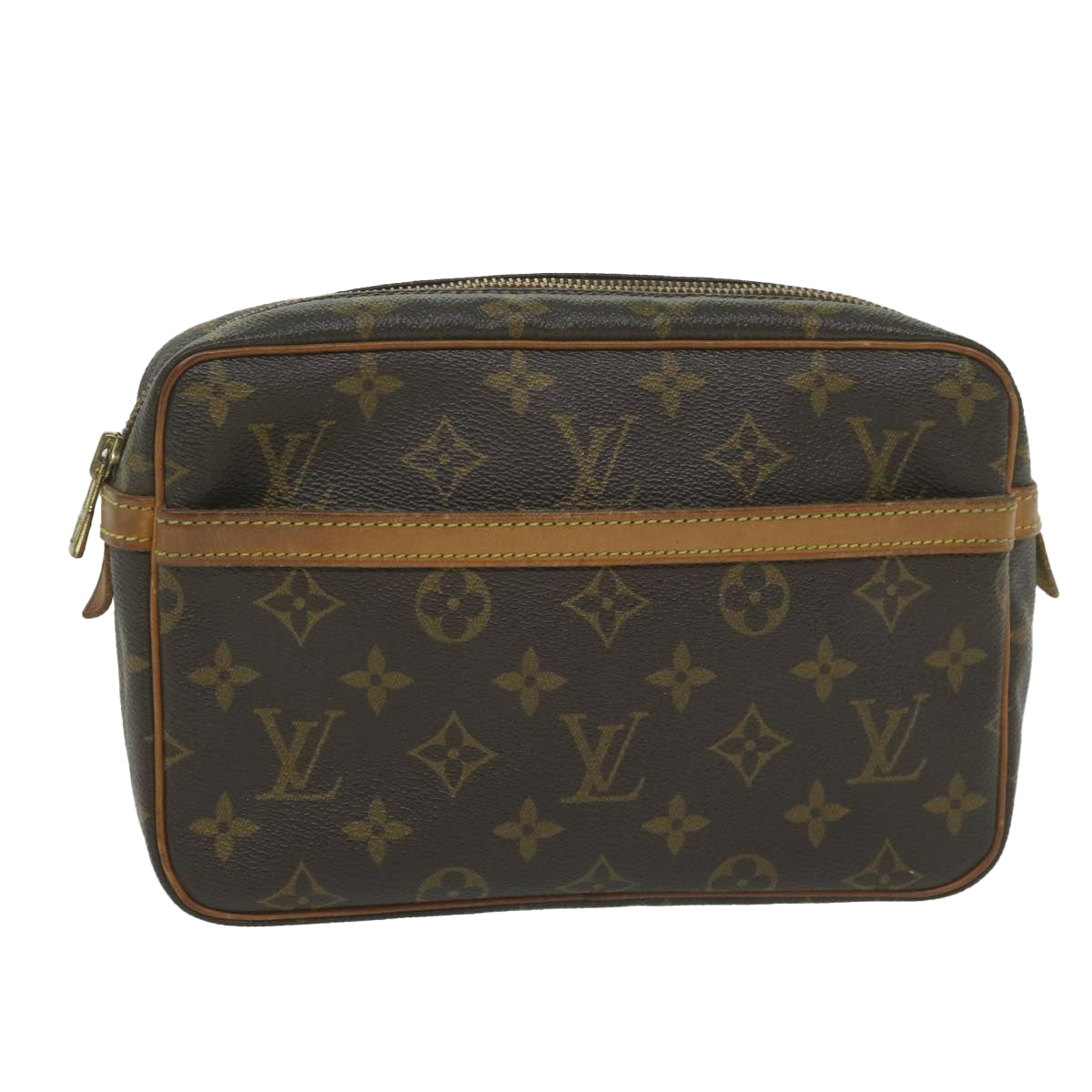 LOUIS VUITTON Monogram Compiegne 23 Clutch Bag M51847 LV Auth am5400