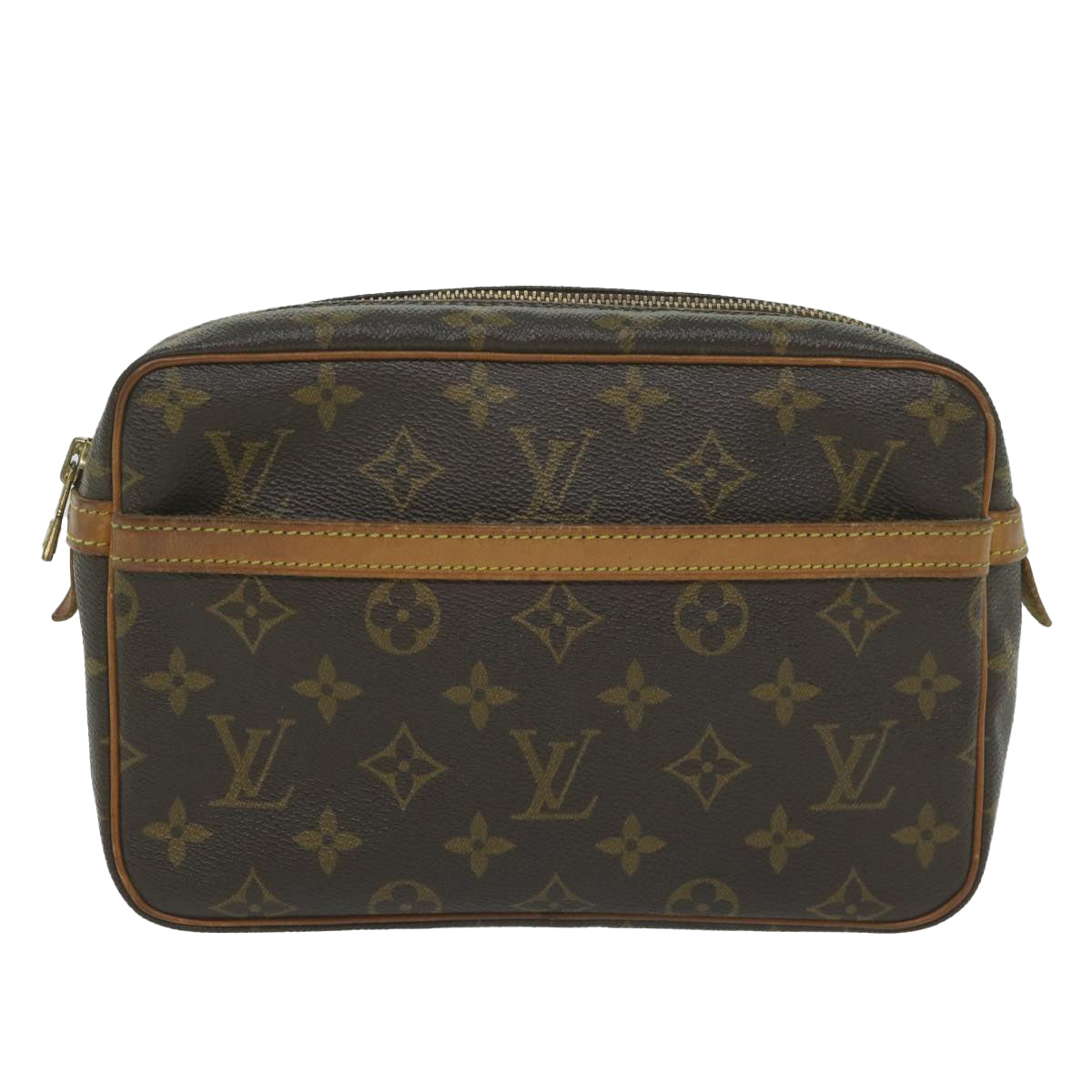 LOUIS VUITTON Monogram Compiegne 23 Clutch Bag M51847 LV Auth am5400