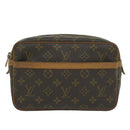 LOUIS VUITTON Monogram Compiegne 23 Clutch Bag M51847 LV Auth am5400-13