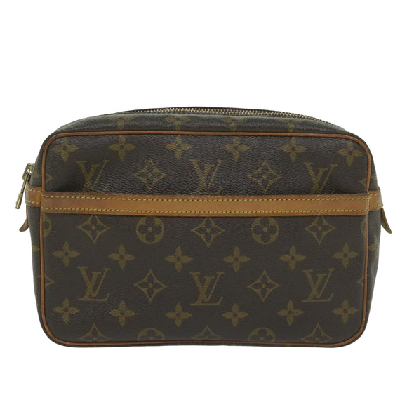 LOUIS VUITTON Monogram Compiegne 23 Clutch Bag M51847 LV Auth am5400