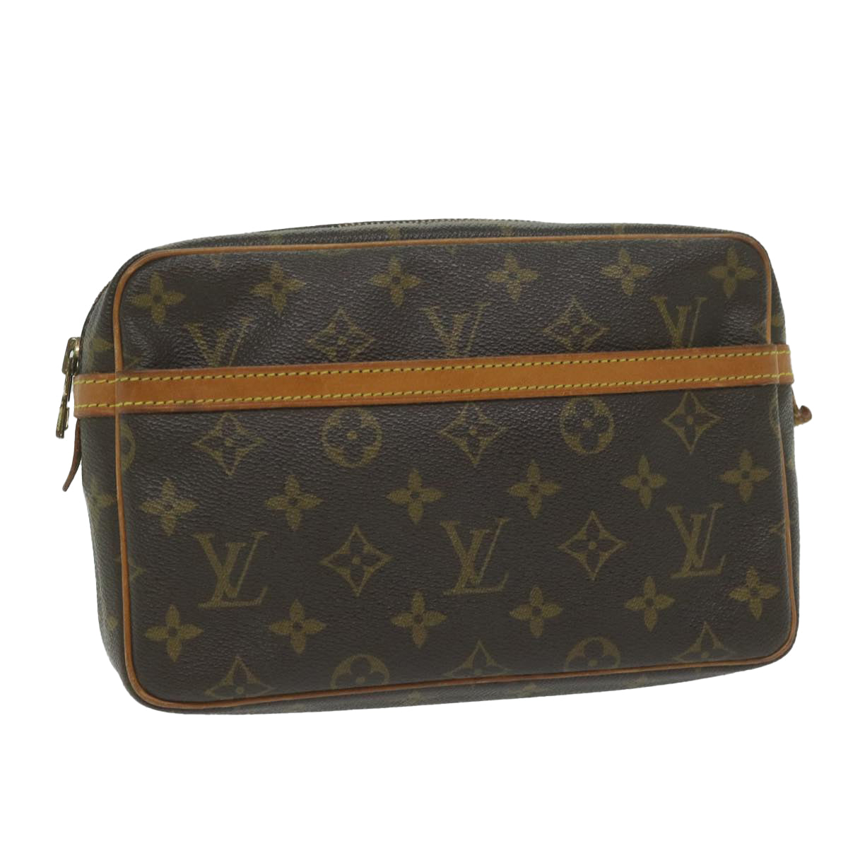 LOUIS VUITTON Monogram Compiegne 23 Clutch Bag M51847 LV Auth am5401