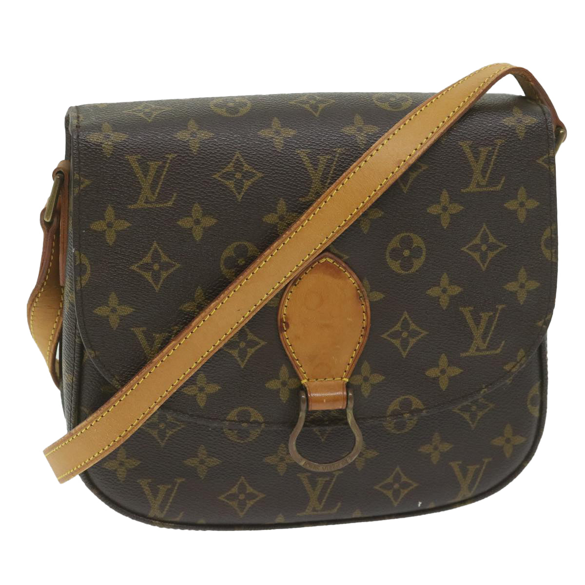 LOUIS VUITTON Monogram Saint Cloud GM Shoulder Bag M51242 LV Auth am5402