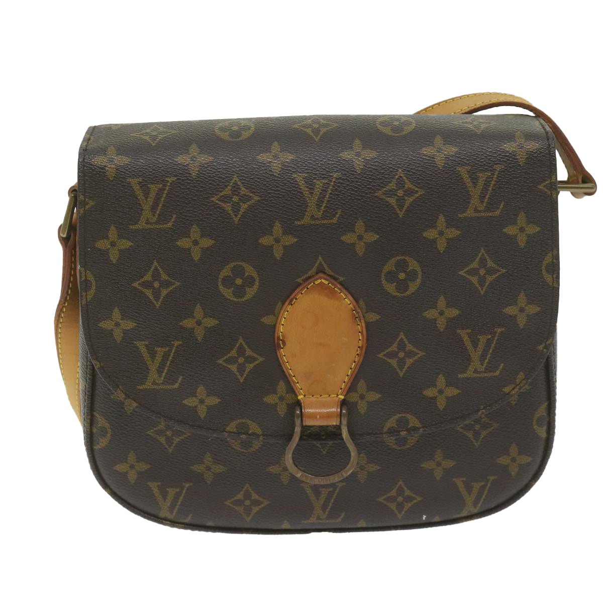 LOUIS VUITTON Monogram Saint Cloud GM Shoulder Bag M51242 LV Auth am5402