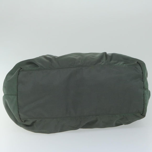 PRADA Hand Bag Nylon 2way Khaki Auth am5403