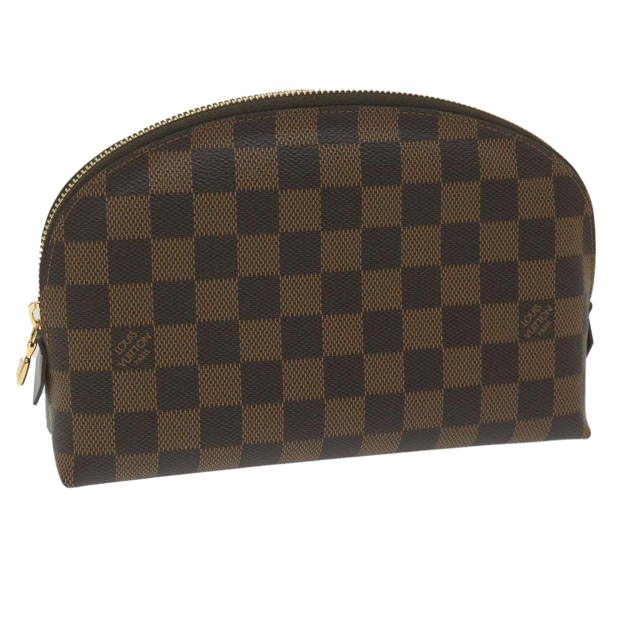 LOUIS VUITTON Damier Ebene Pochette Cosmetic GM Pouch N23345 LV Auth am5412