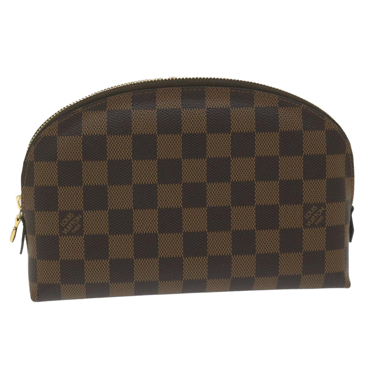 LOUIS VUITTON Damier Ebene Pochette Cosmetic GM Pouch N23345 LV Auth am5412